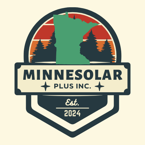 Minnesolar Plus Inc. Electrical Logo